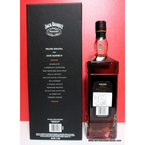 ウイスキー Jack Daniel's Sinatra 1L Jack Daniels Sinatra Select Tennessee Whiskey | Total Wine
